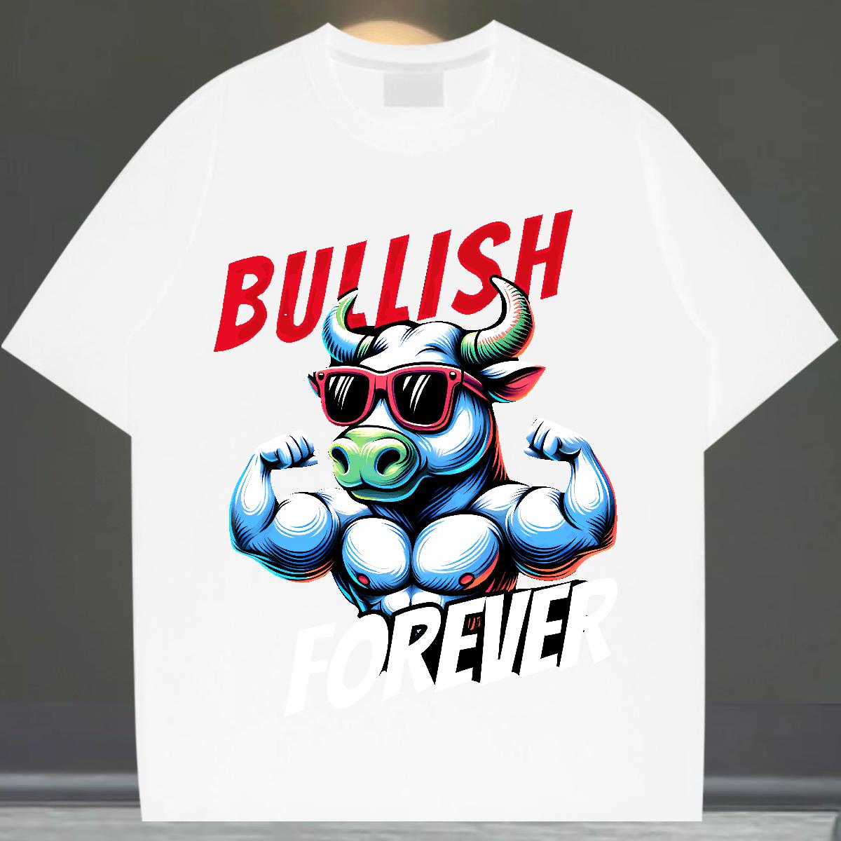 Loose Tshirts Cotton O Neck Short Sleeves Hip Hop Street Man T Shirts Cartoon Print 2024 Summer Top Tees