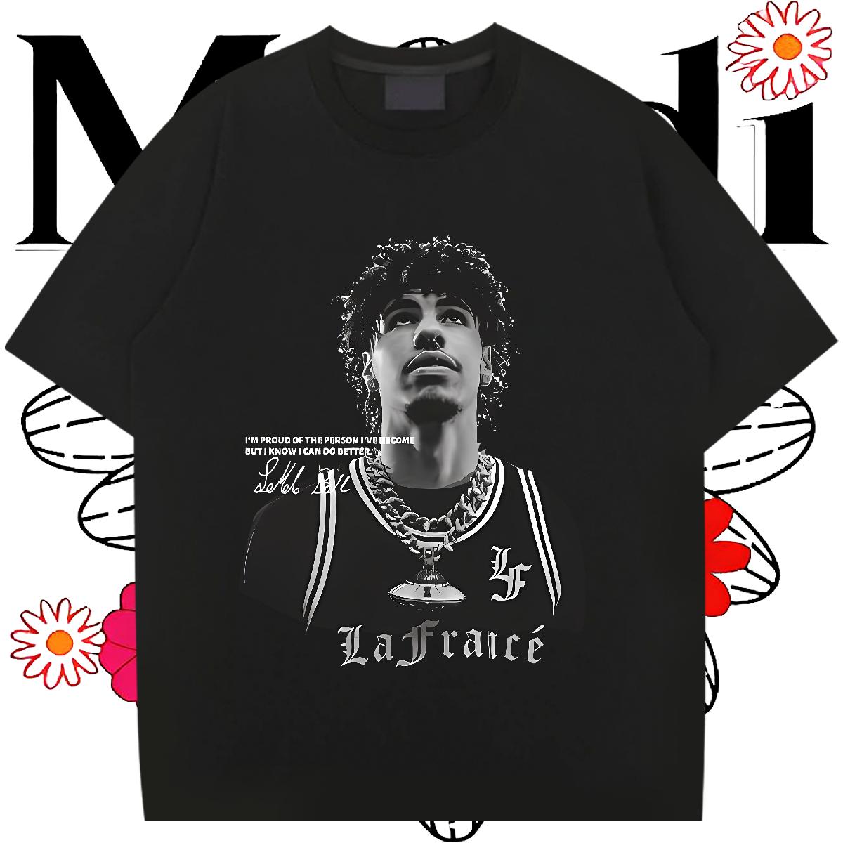 New Arrival T-Shirts Black White Street Wear Tshirts Cotton Breathable Classic
