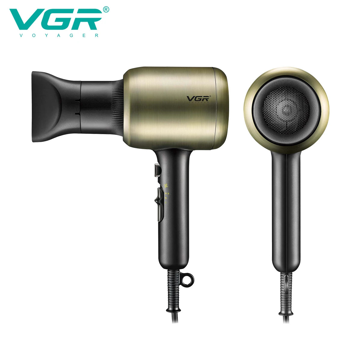 VGR Hair Dryer Wired Hair Dryer Machine Professional Chaison Hair Dryer and Cold Adjustment Powerful Home Appliance V453 240708