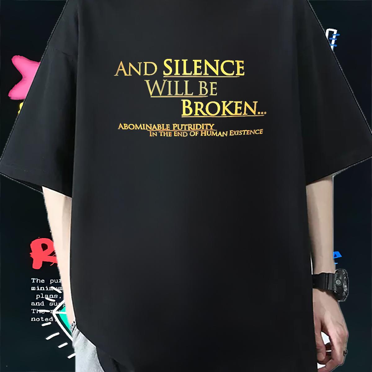 Classic Casual T shirt Oversized S-3XL Street Tshirts O-Neck Short Sleeve Cotton Loose