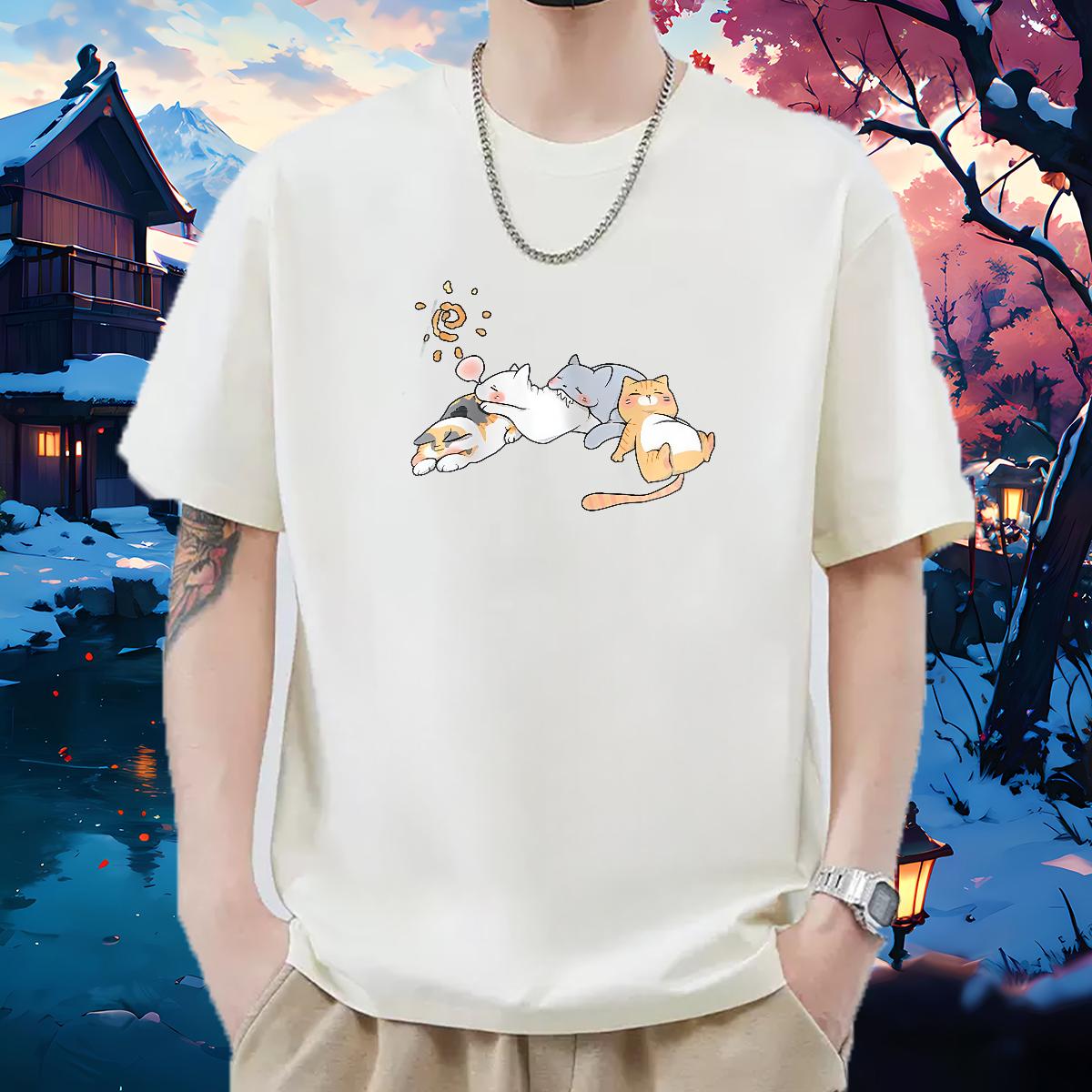 Customized T-Shirts Oversized Casual Tshirts Breathable Short Sleeve Cool Design