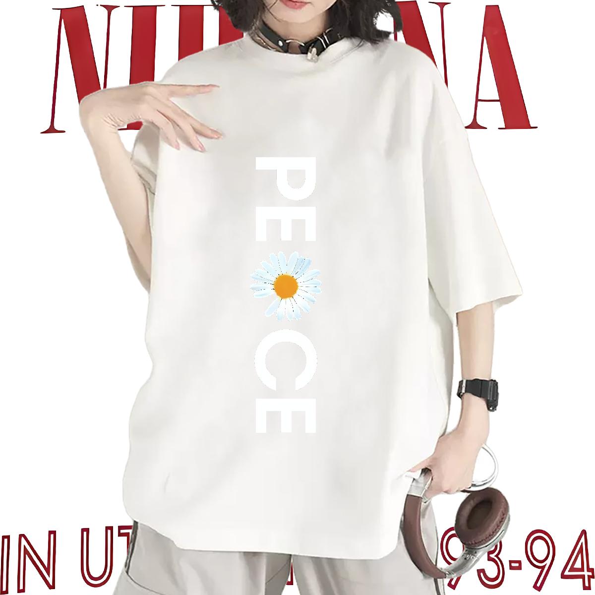 Short Sleeve Cotton O-Neck T-Shirts Designer Street Casual Lady T shirt Black White Designer Nice Clothes Shirt