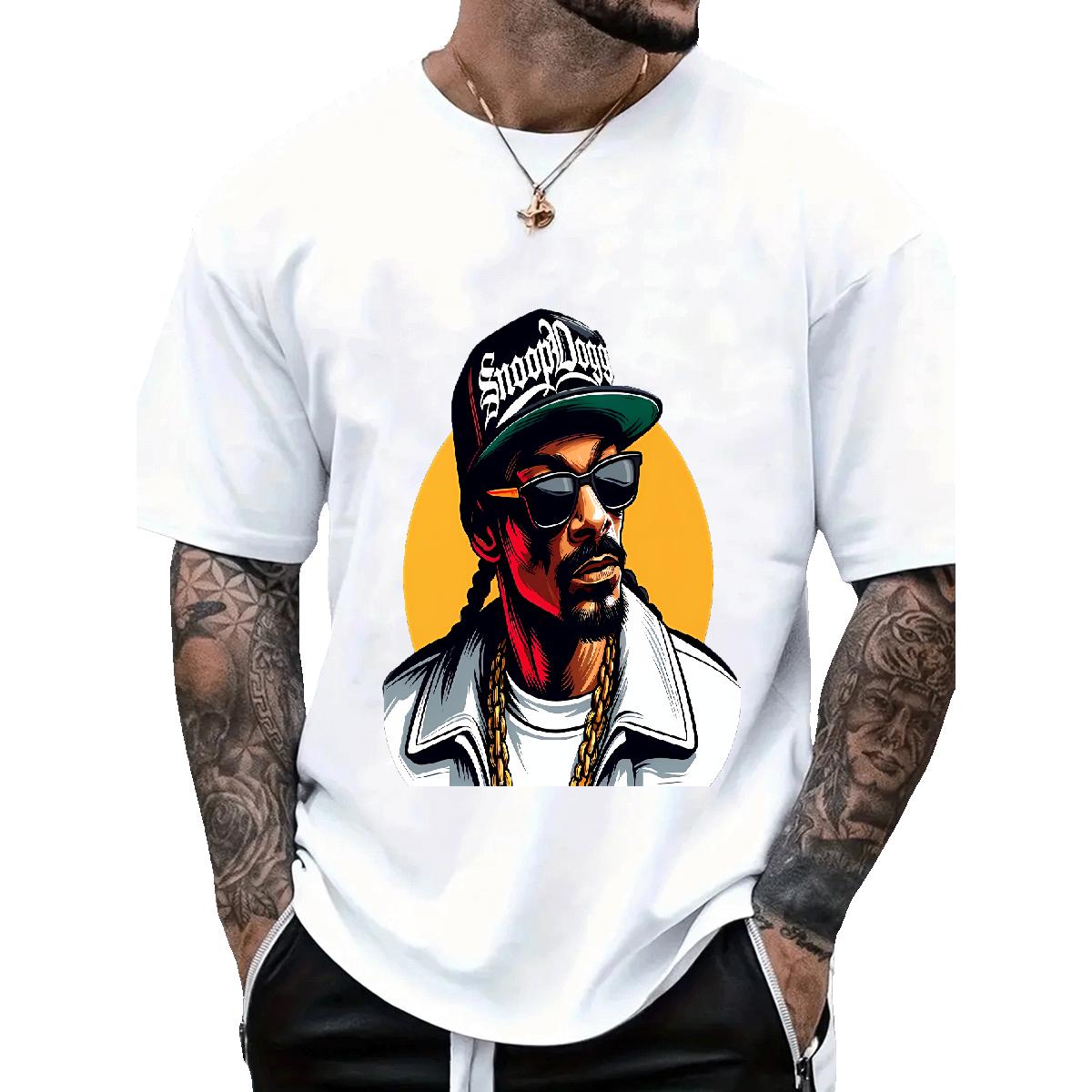 Soft Men Tees 180g Cotton Anime Printing Street Man T Shirts DIY Anime Wholesale Wear