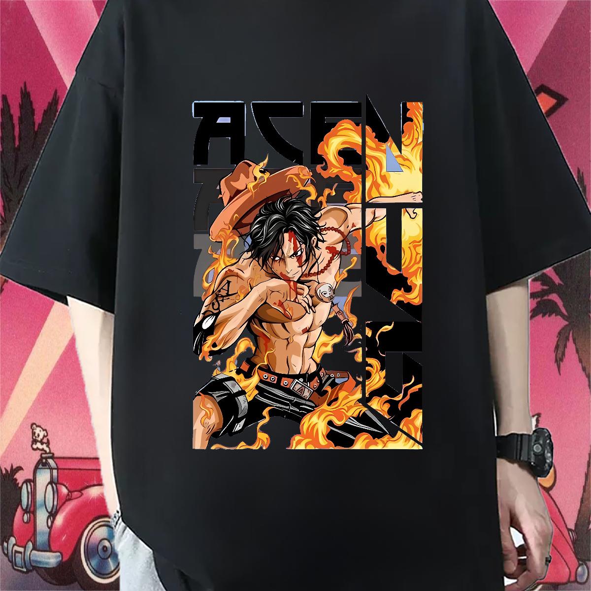 Classic T shirt Custom Cartoon Spring Summer Mens Tshirts Round Neck Short Sleeve Unisex