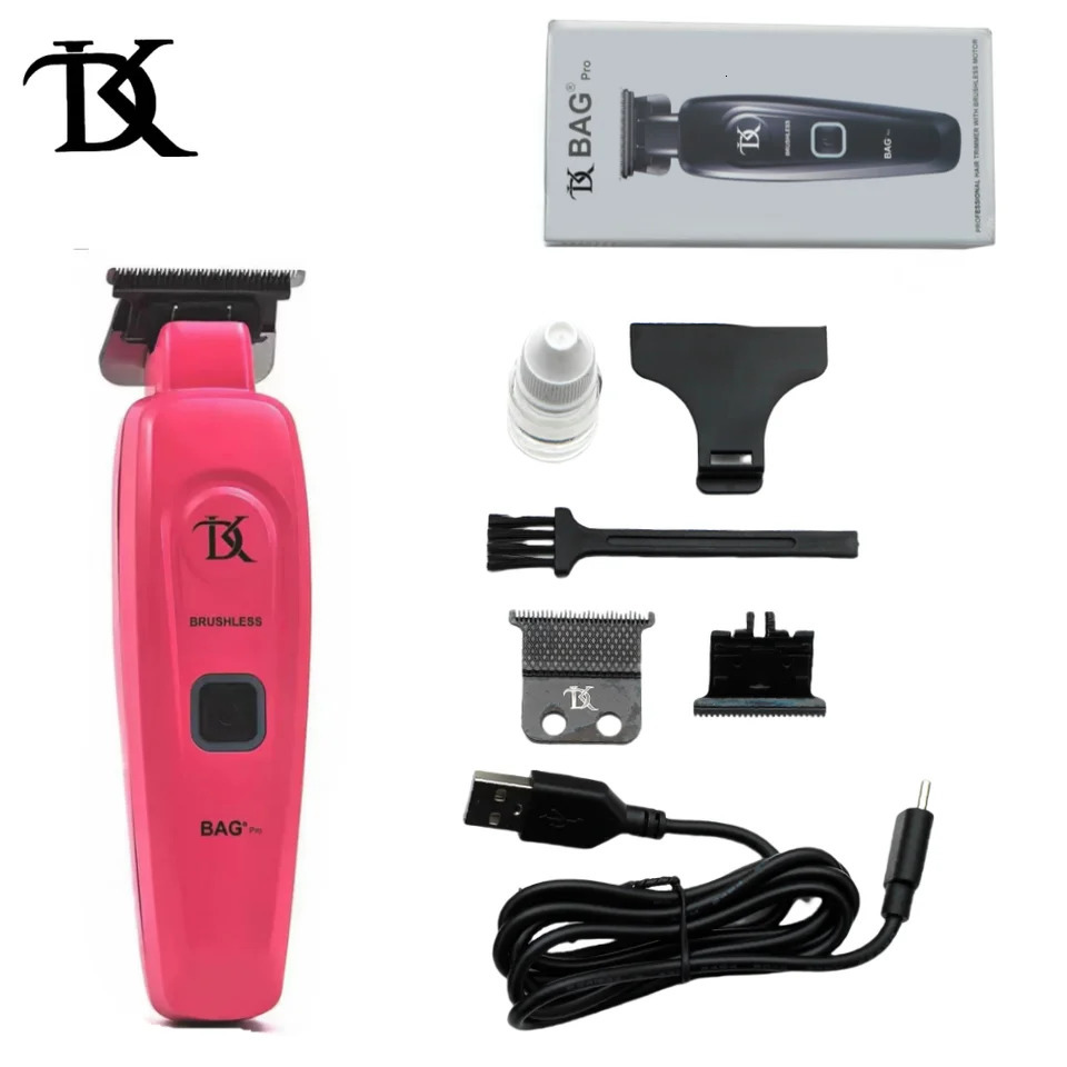 DK BAG Professional Men hair clippers Beard Trimmer 001MM Push for bald heads 7200rpm brushless motor 240709
