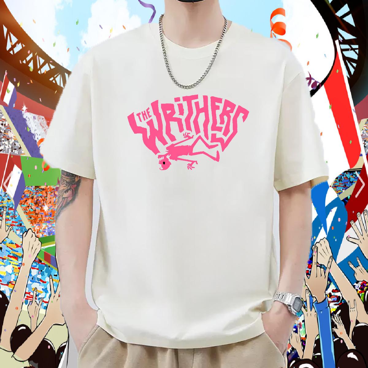 Loose Mens T Shirts Daily Wear Cotton Breathable Couples T Shirts Customized Customized Print Tshirts