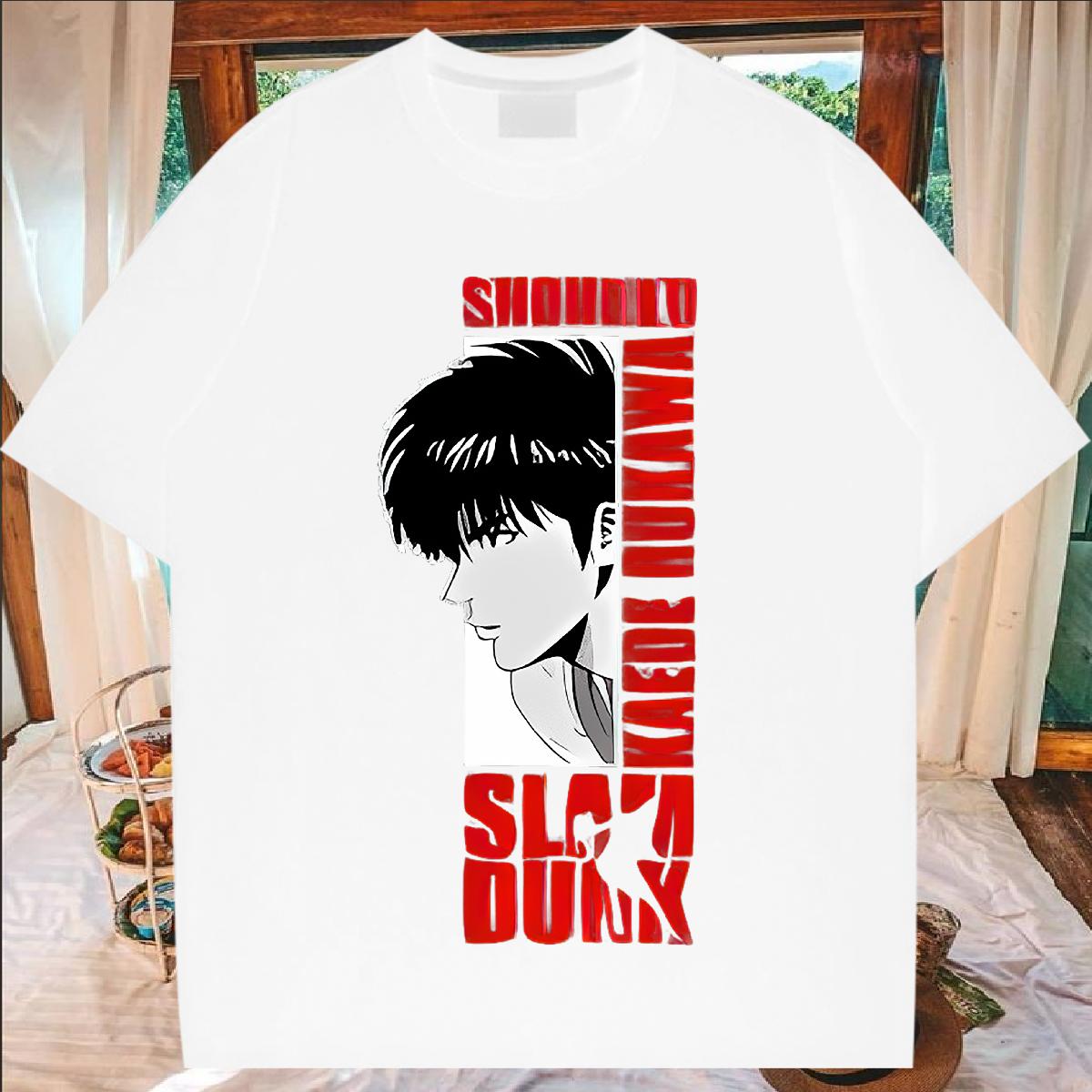 O-Neck Short Sleeve Cotton T shirt 2024 Designer Spring Summer Lady T shirt Anime Loose fit Tees