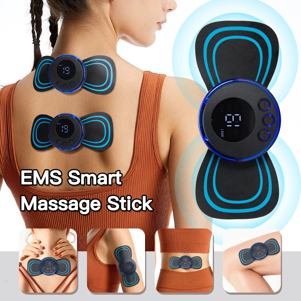 Electric Foot Massage Pad EMS Neck Massager Rechargeable Foot Massage Pad Home Massage Tool Relieves Foot and Neck Pain 240713