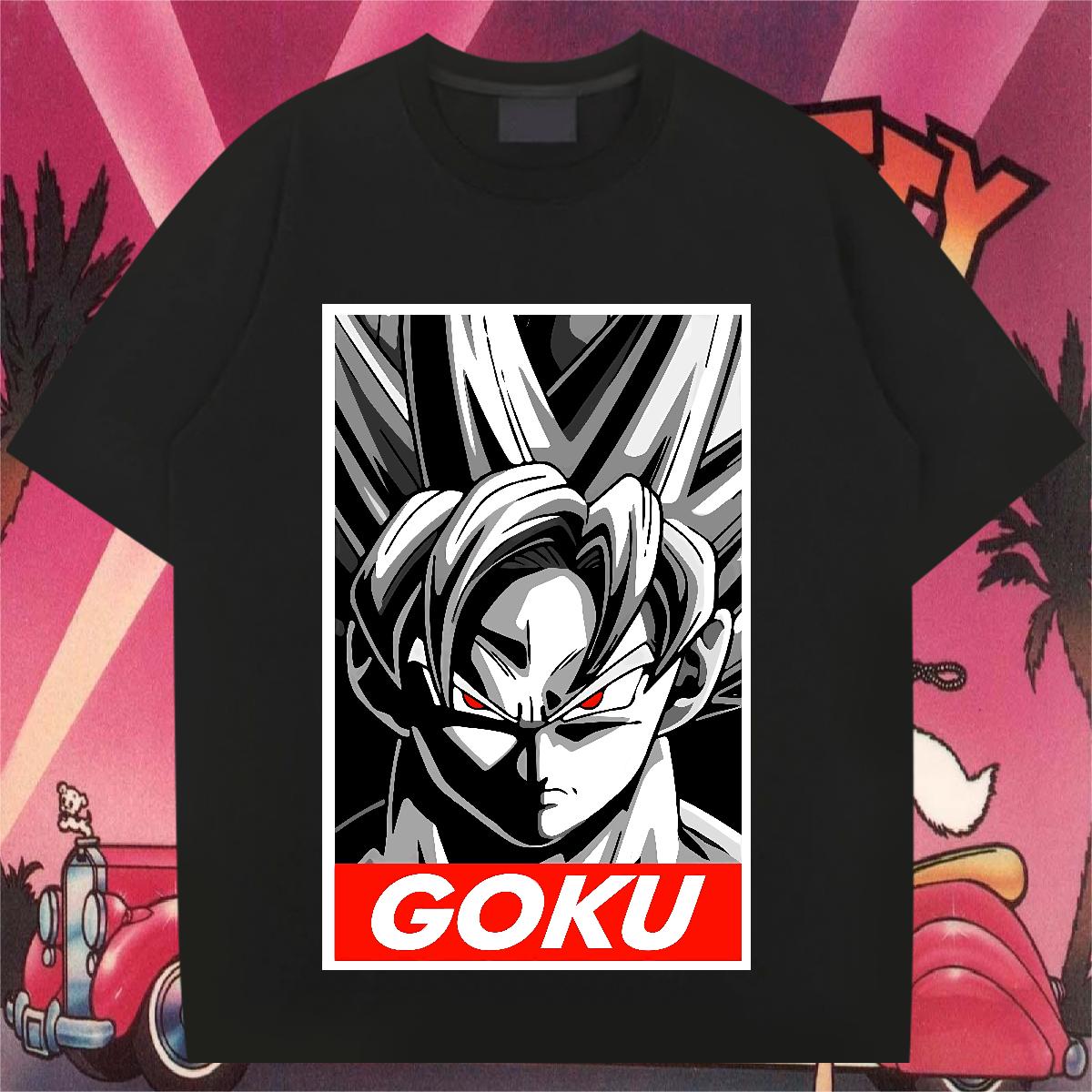 DIY T shirt Cartoon Printing S-3XL Hip Hop Street Men Clothes T-Shirt Crew Neck Cotton Breathable 5A