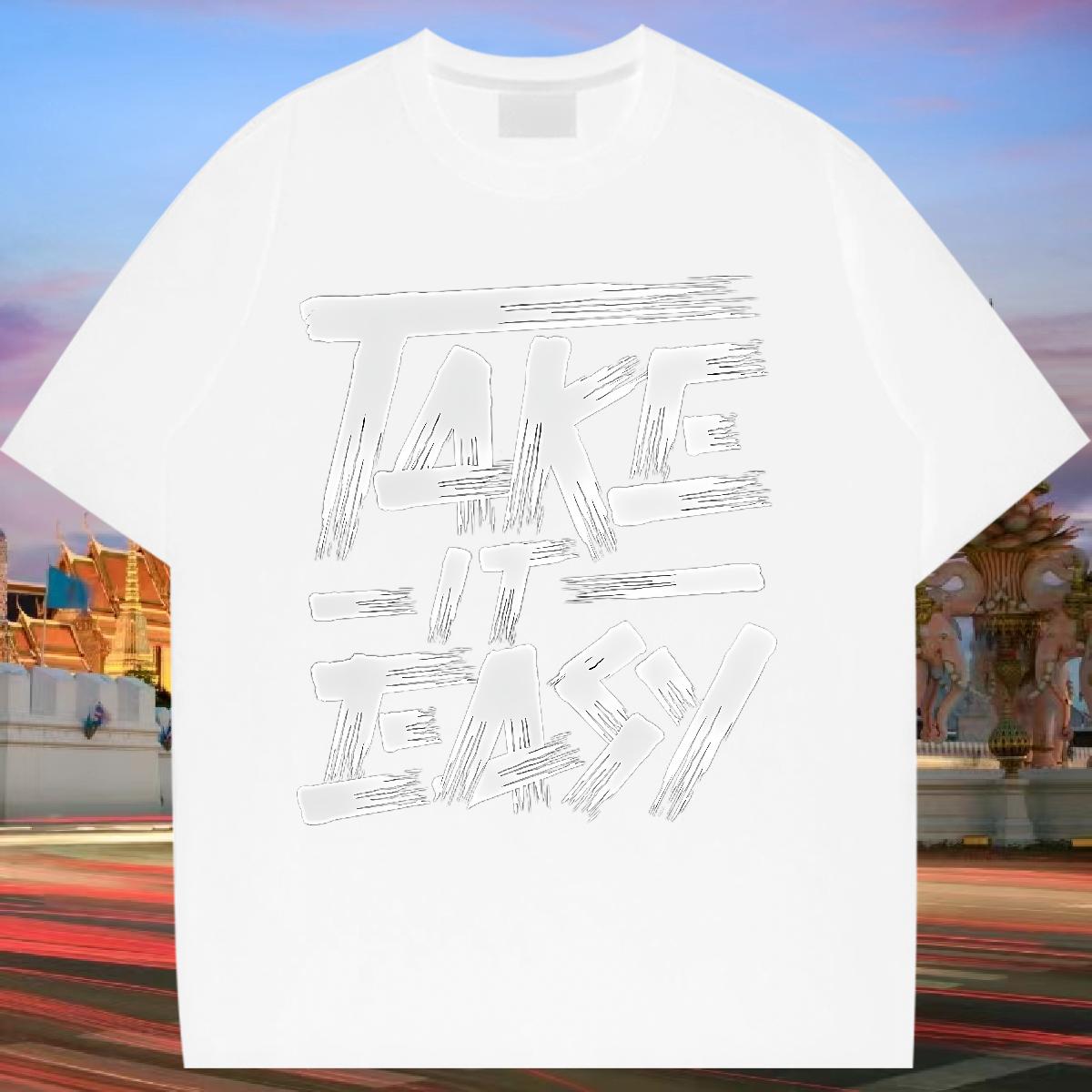 Cotton Breathable Short Sleeve T Shirt For Woman 2024 DIY Hip Hop Unisex Tshirts Custom Printing Nice Top Shirts