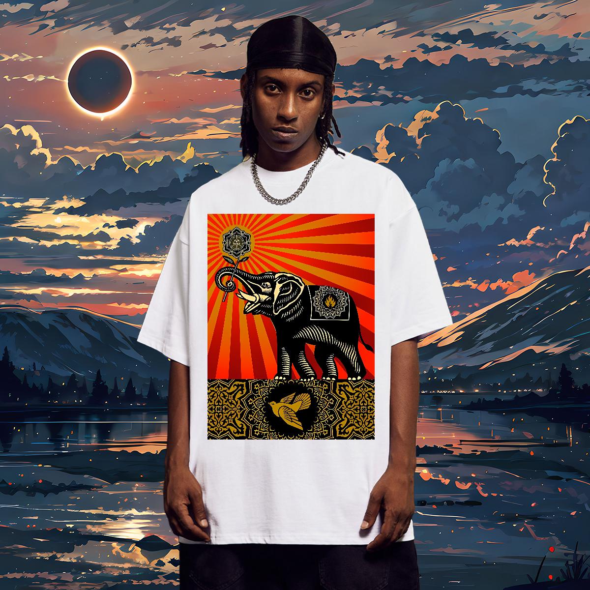 Cool T-Shirts for Men Anime Printing Street Crew Neck Cotton Breathable Couples T Shirts Designer Fashion Custom Cartoon Wear