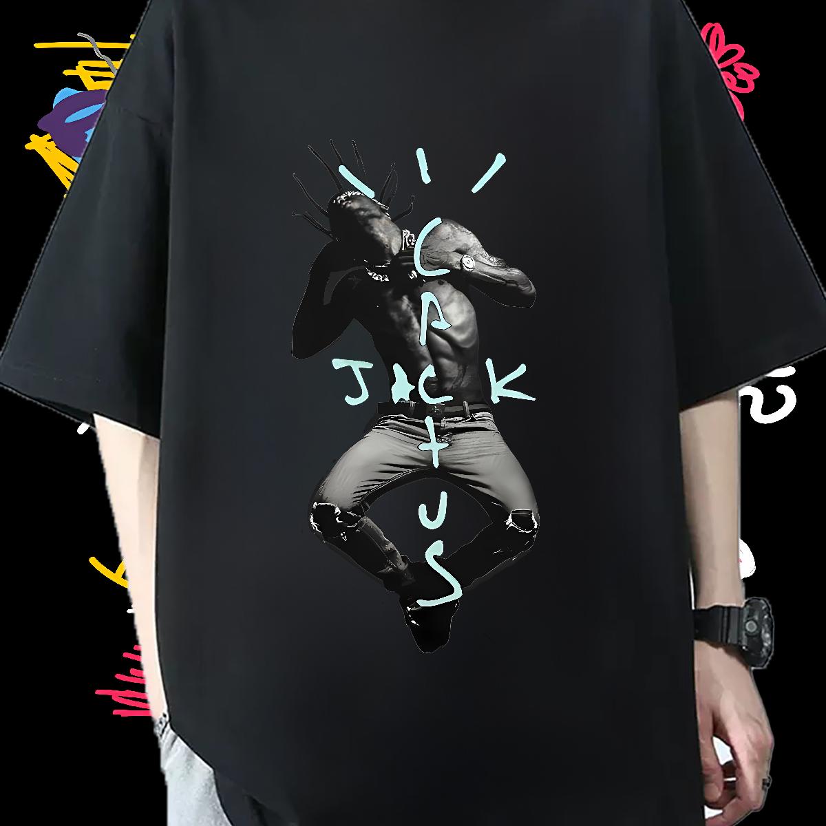 Cool Mens T Shirts Anime Printing Street Breathable Short Sleeve Couples T Shirts Customized Floral Print Tees