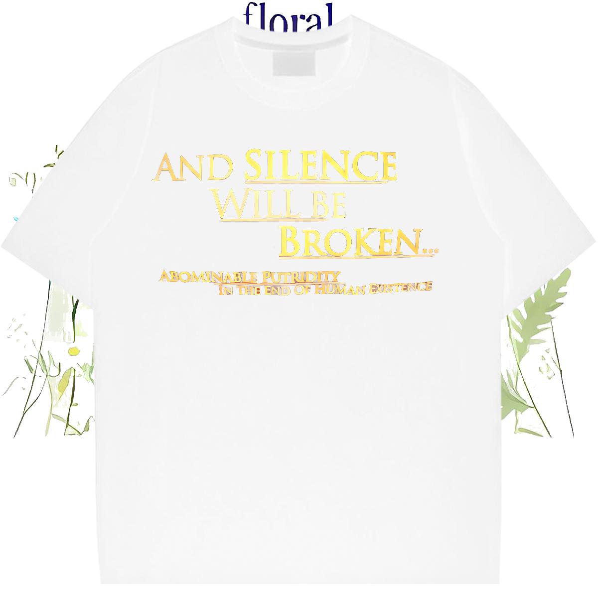 Loose Fit T shirt Street Round Neck Short Sleeve Mens Tshirts New Arrival Custom Printed Polos