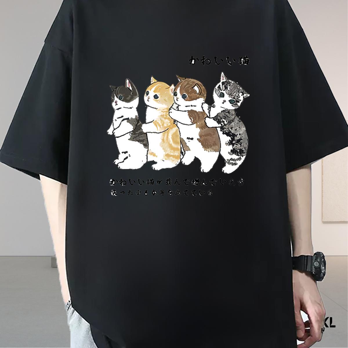 Factory Direct T-Shirts Oversized Men Tees Beach Round Neck Short Sleeve Loose Tshirts