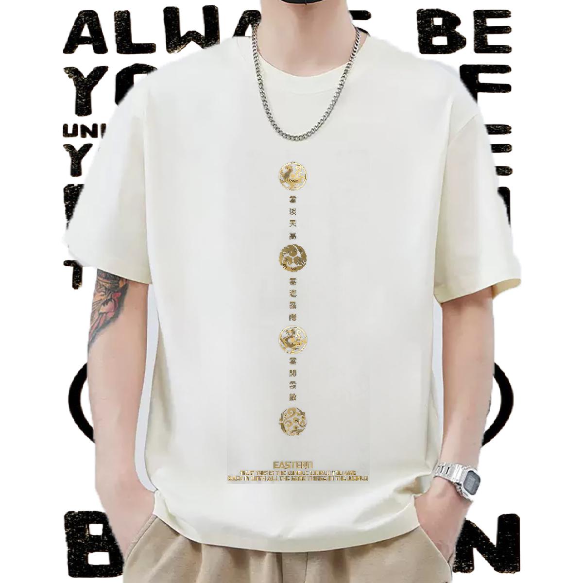 Fashion Casual Mens T Shirts Floral Print Tshirts Outdoor O-Neck Short Sleeve Cotton Designer Clothes