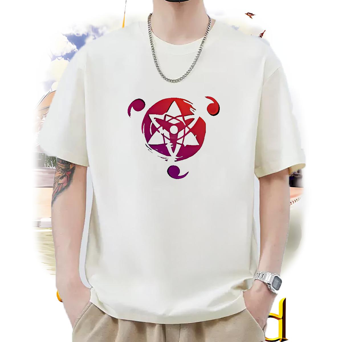 Designer Fashion T-Shirts Custom Print Plus Size Men Tshirts Anime Printing Street Breathable Crew Neck Cotton Loose Fit Clothings