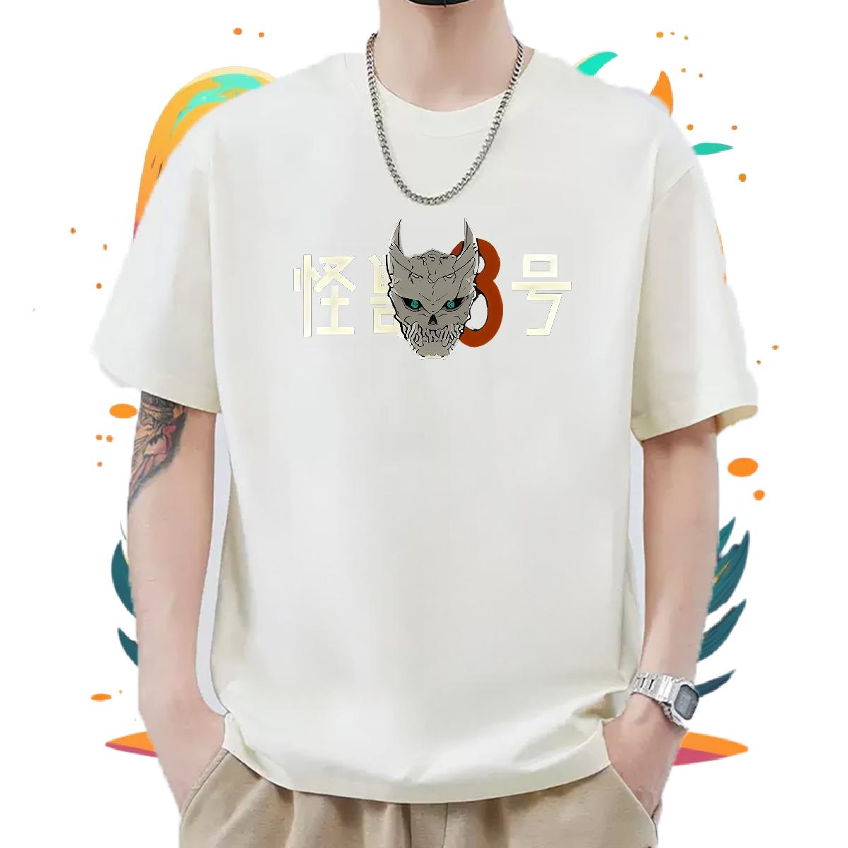 Loose T-Shirts for Men Summer Casual Breathable Short Sleeve Men Tops Tees DIY Customized Custom Printed Clothes