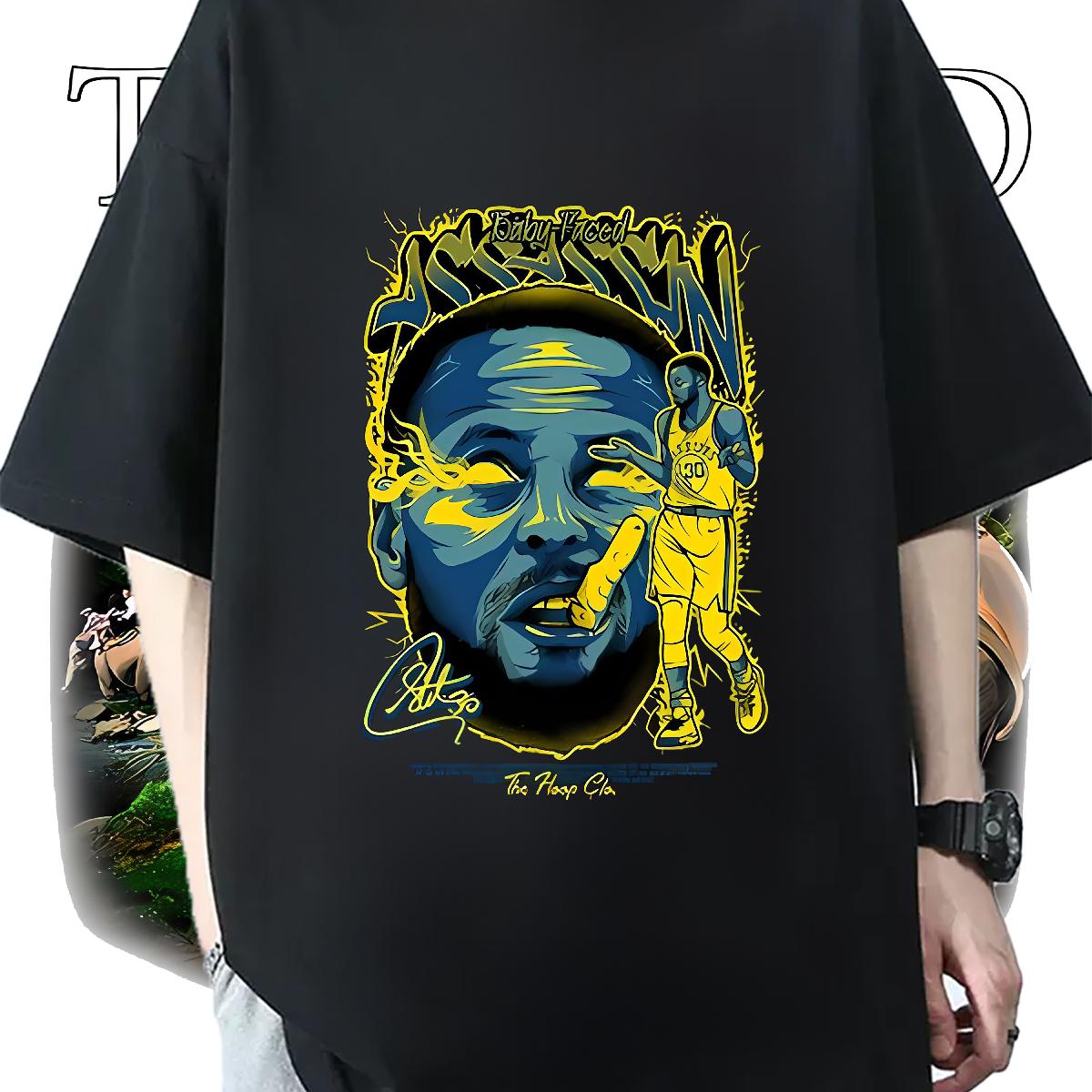 Fashion Casual Man T Shirts White Plus Size Summer Casual Men Clothes T-Shirt Cotton Breathable Designer