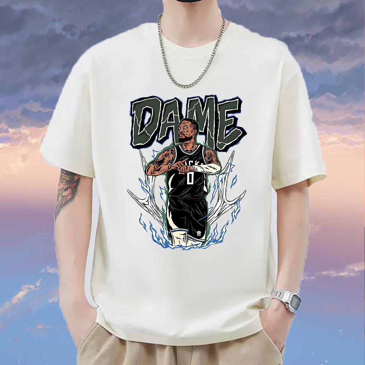 New T Shirt For Man DIY Printed Men Tees Street Casual Cotton O Neck Short Sleeves 5A Clothes