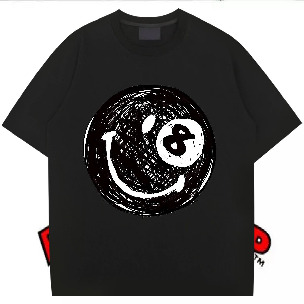 Fashion Design T Shirt For Man Cartoon Print Men Tops Tees Daily Wear Cotton Breathable Comfortable Clothings