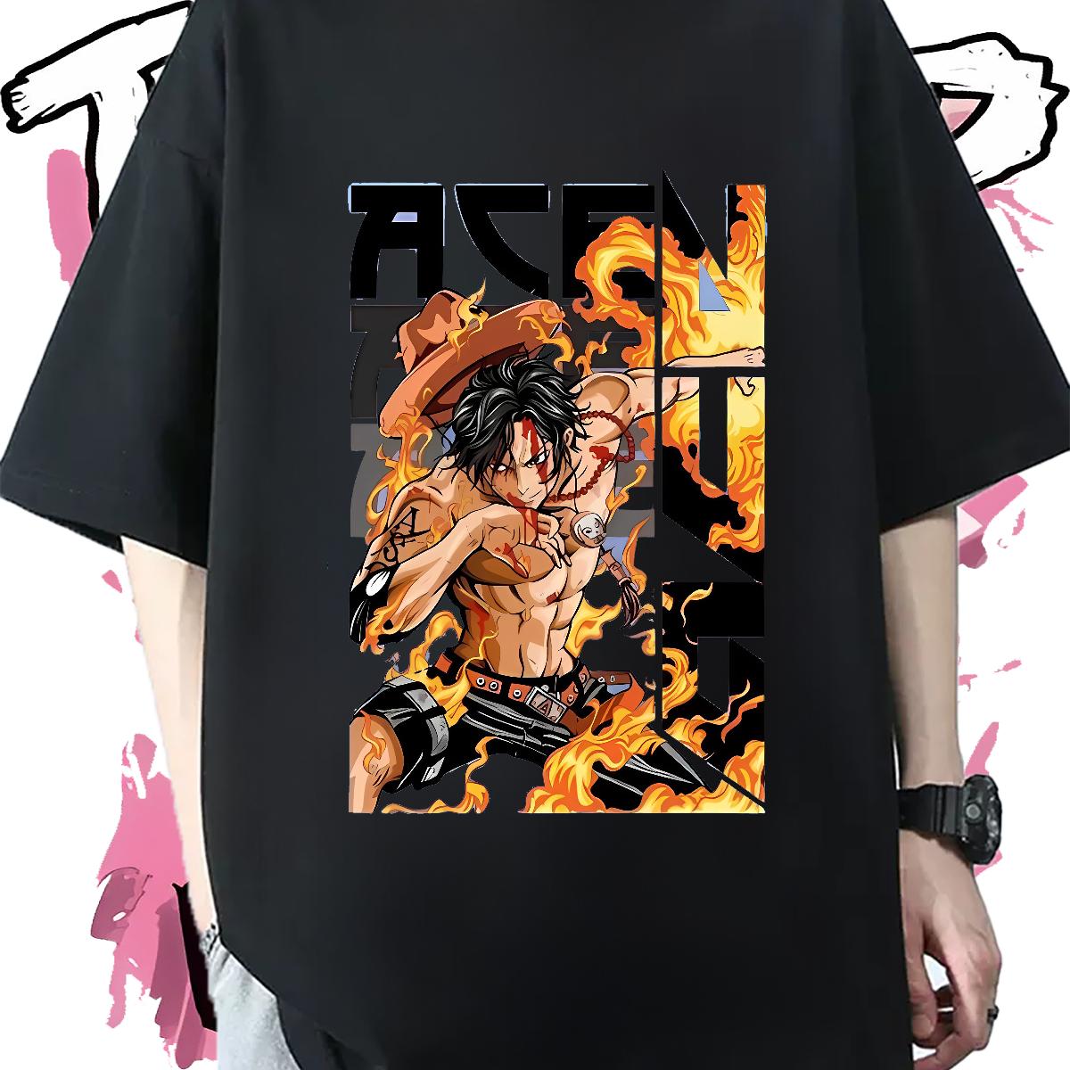 2024 Designer T-Shirts for Men Anime Print Sports Casual Men Clothes T-Shirt Cotton Breathable Classic