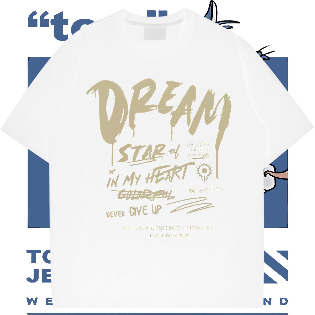 Cool Tshirt for Man Woman Cotton Breathable Short Sleeve Street Wear T shirt DIY Anime Designer Fashion Clothes