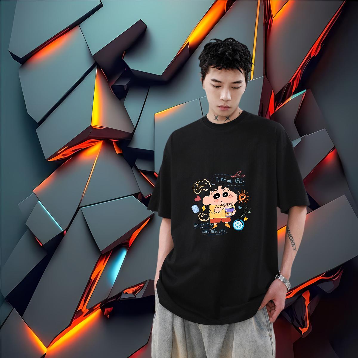 2024 Designer T Shirt For Man Cartoon Print Street Wear Tshirt for Man Woman Cotton O Neck Short Sleeves Classic