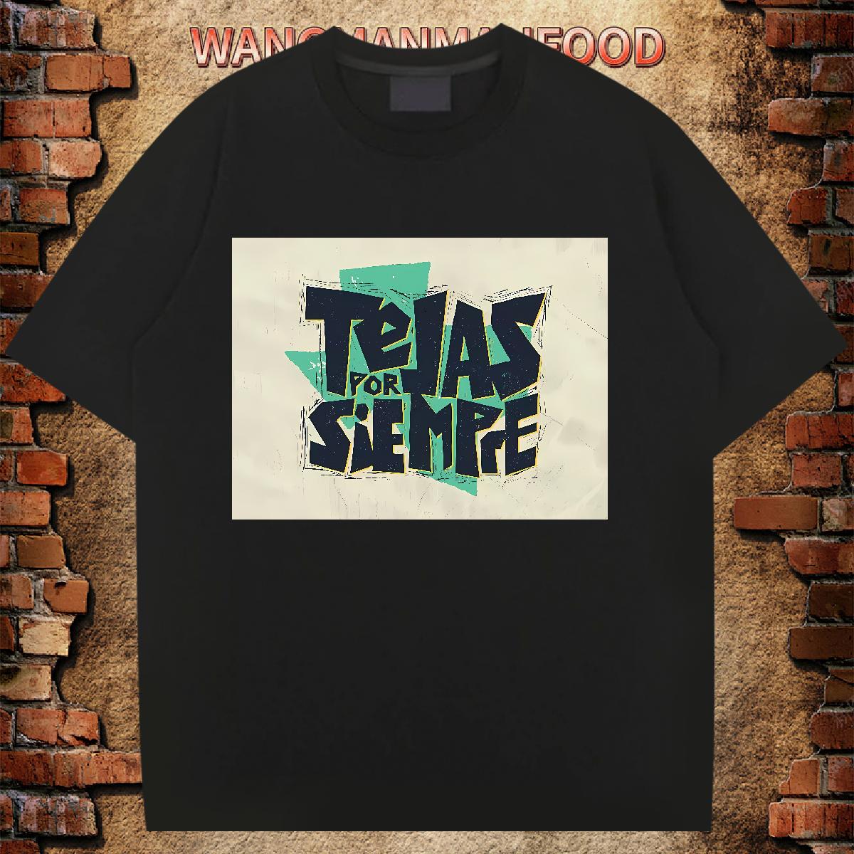 Unisex Mens Tshirts Breathable Crew Neck Casual Daily Wear Mens T Shirts Cartoon Printing S-3XL DIY Clothes