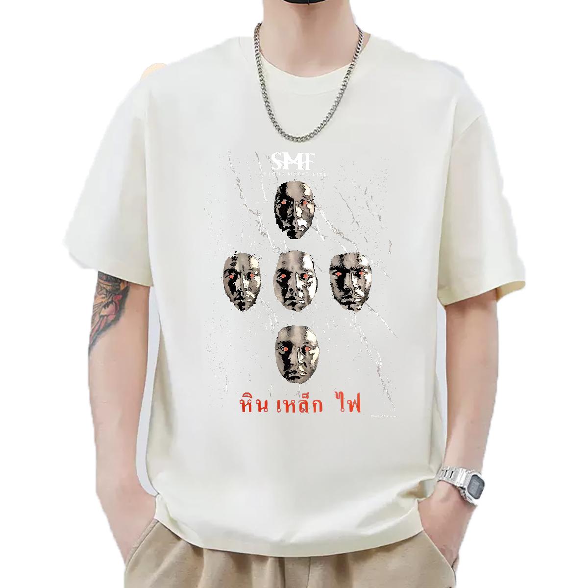 2024 T-Shirts for Men Plus Size Cartoon Tshirts High Street Hip Hop Crew Neck Cotton Cool Tops