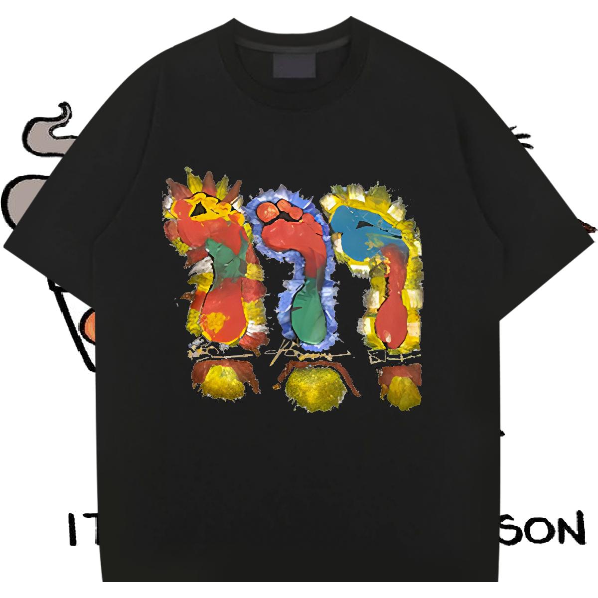 2024 Designer Men T Shirts Plus Size Custom Outdoor Men Tees Cotton Breathable Soft Popular