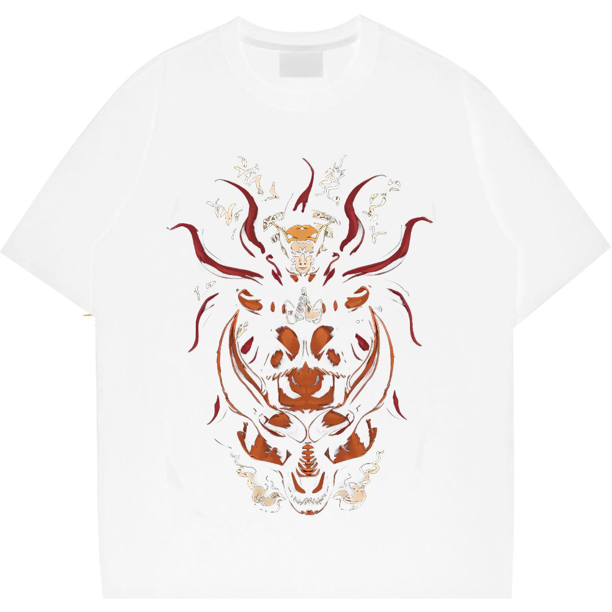 Classic Woman T Shirts Breathable Short Sleeve Casual Beach Tshirt for Man Woman Plus Size Cartoon Loose fit Tops