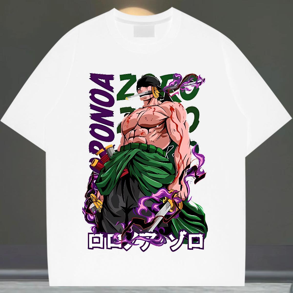 Brand T-Shirts for Men DIY Couples T Shirts Anime Printing Street 180g Cotton Comfortable Tshirts