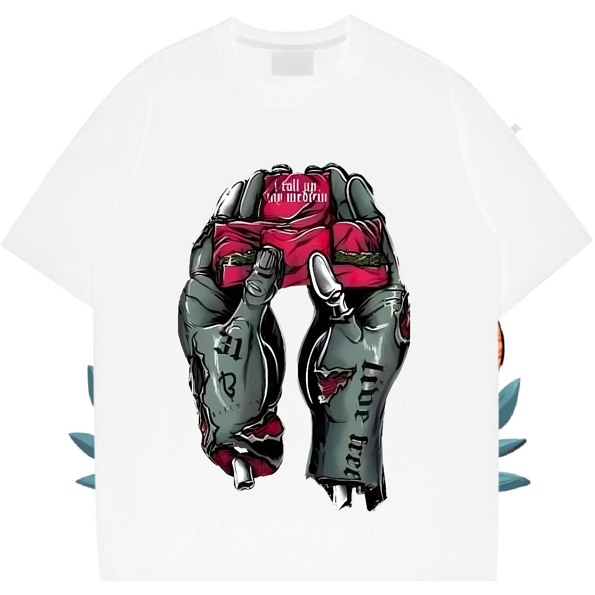 Fashion T shirt Skull Tshirt for Man Woman Street Casual Breathable Short Sleeve High Quality Wear