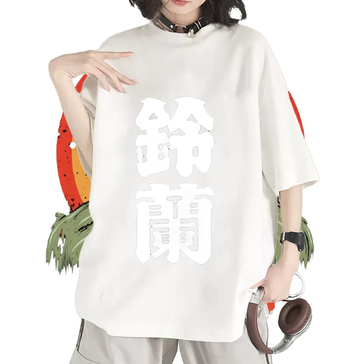 Popular Womens T Shirts Cotton Breathable Tees Shirts Hip Hop Street 2024 Casual Woman Tshirt Anime Oversized