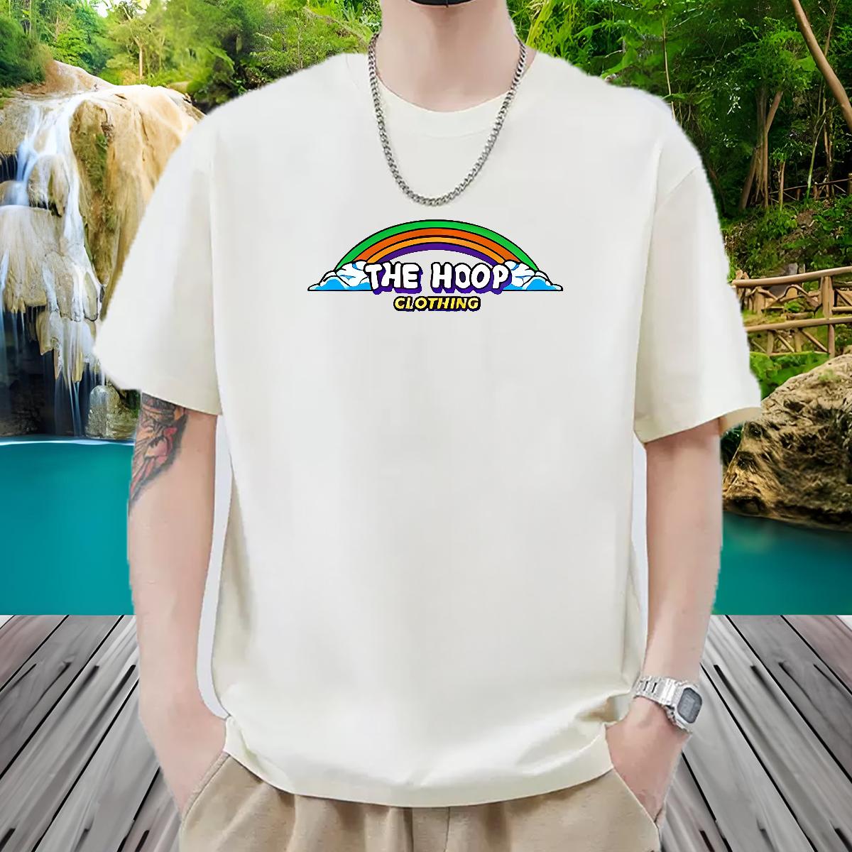 Classic Man T Shirts Cartoon Printing S-3XL Casual Beach Men Tees Breathable Short Sleeve Popular