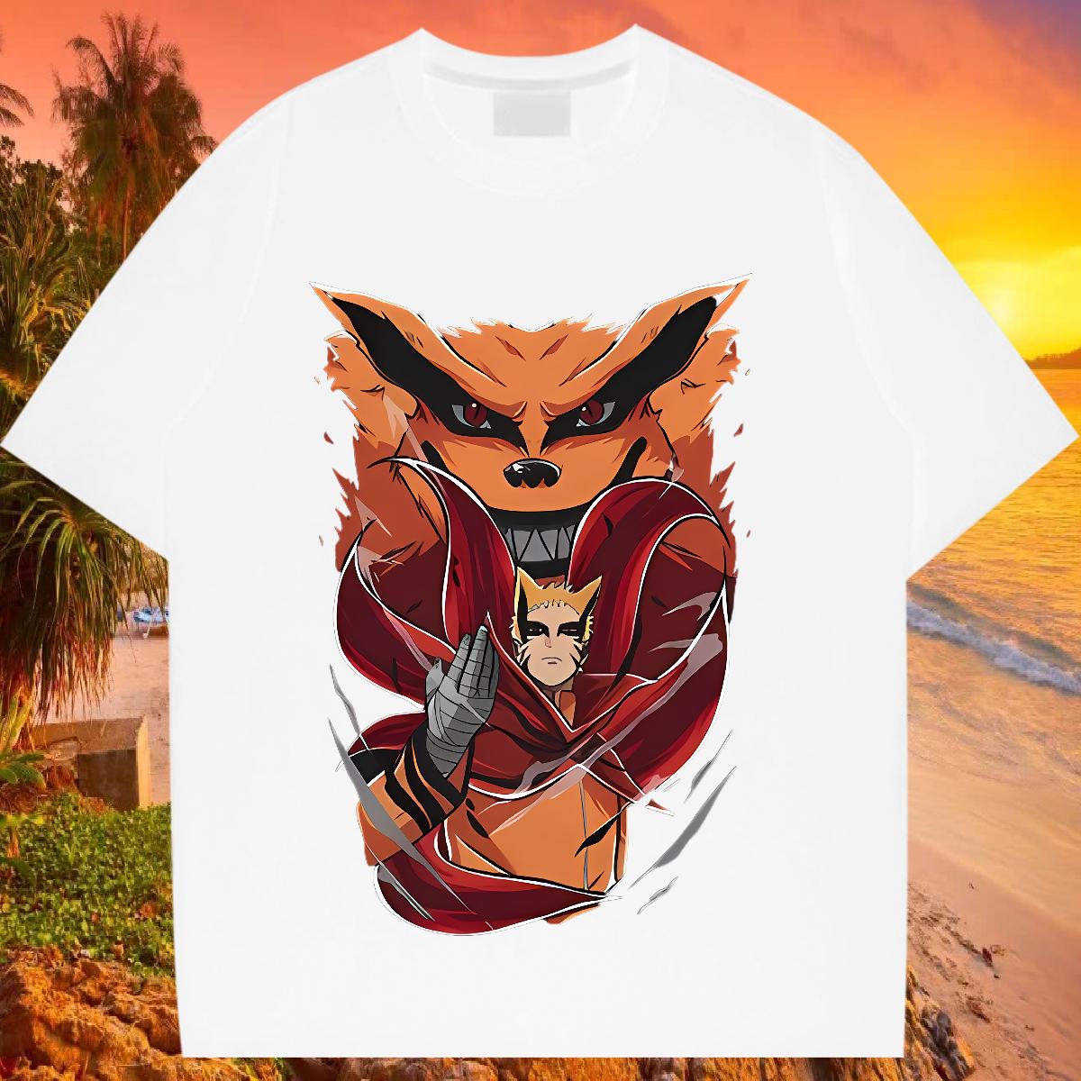 2024 Casual T-Shirts Cotton Breathable Short Sleeve Casual Beach Women Tees Cartoon Anime High quality Tshirts