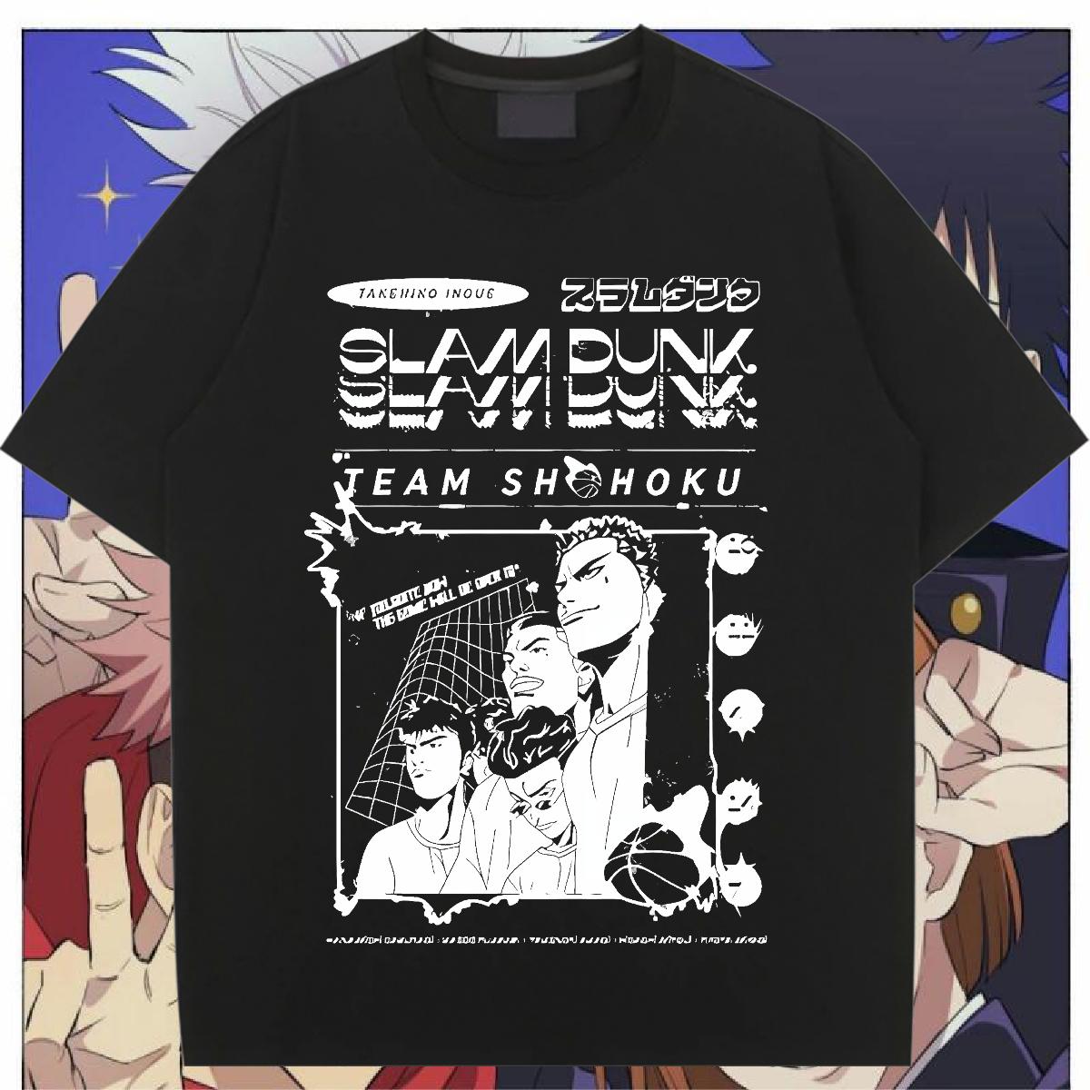 2024 Womens T Shirts Breathable Short Sleeve Sports Street Wear Tshirt for Man Woman Anime Print Popular Tees