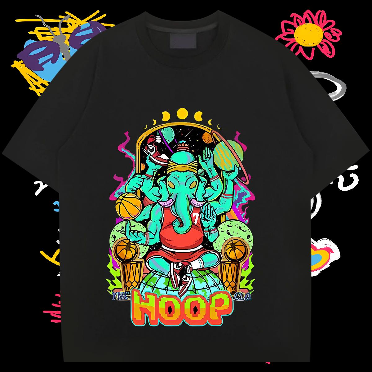 Unisex Couples T Shirts 180g Cotton Street wear Hip Hop T Shirt For Man Custom Printed Wholesale Clothes