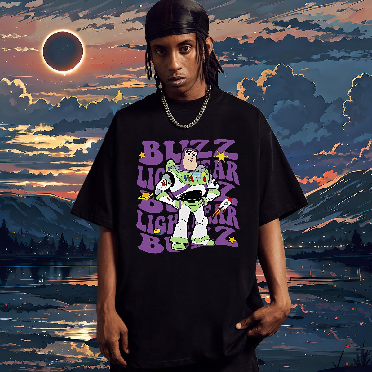 Wholesale T-Shirts Street wear Hip Hop Short sleeve Cotton Soft Tshirt for Man Woman Brand Cartoon Printing S-3XL Tee Shirt