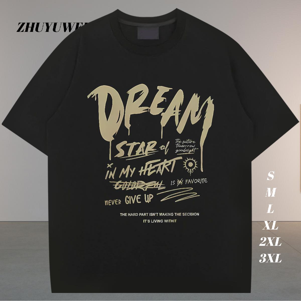 New Arrival T-Shirts for Men Plus Size Cartoon Men Tees Spring Summer Breathable Short Sleeve Comfortable Tshirts