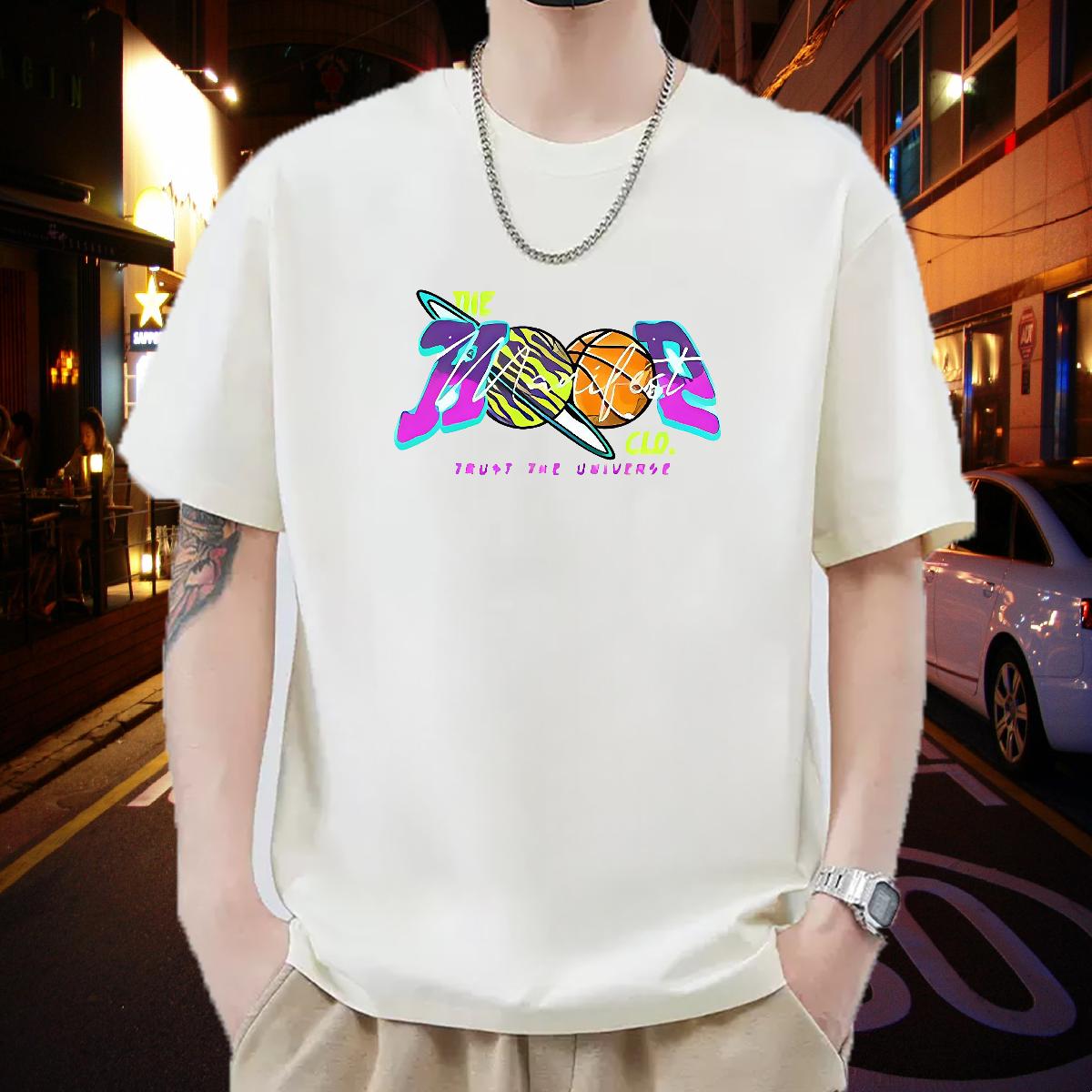 Comfortable Men T Shirts Street wear Hip Hop Crew Neck Cotton Men Tshirts 2024 Designer Floral Print Tees Shirts