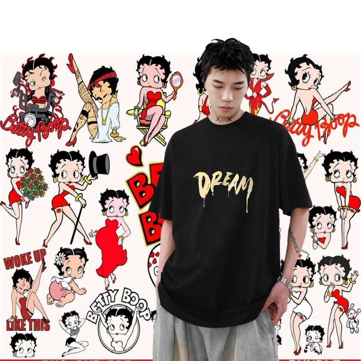 Designer Fashion T Shirt For Man Floral Print Daily Outfit Mens Tshirts Breathable Crew Neck Cotton Unisex