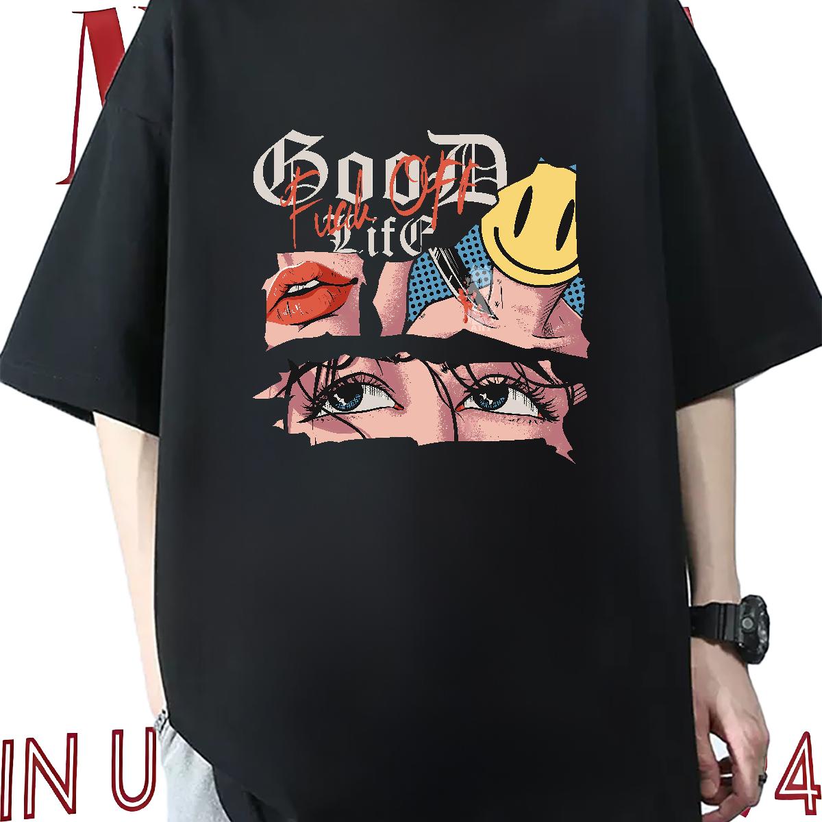 New Man T Shirts DIY Printed Tshirt for Man Woman Daily Wear Short Sleeve Cotton O-Neck Wholesale Clothes