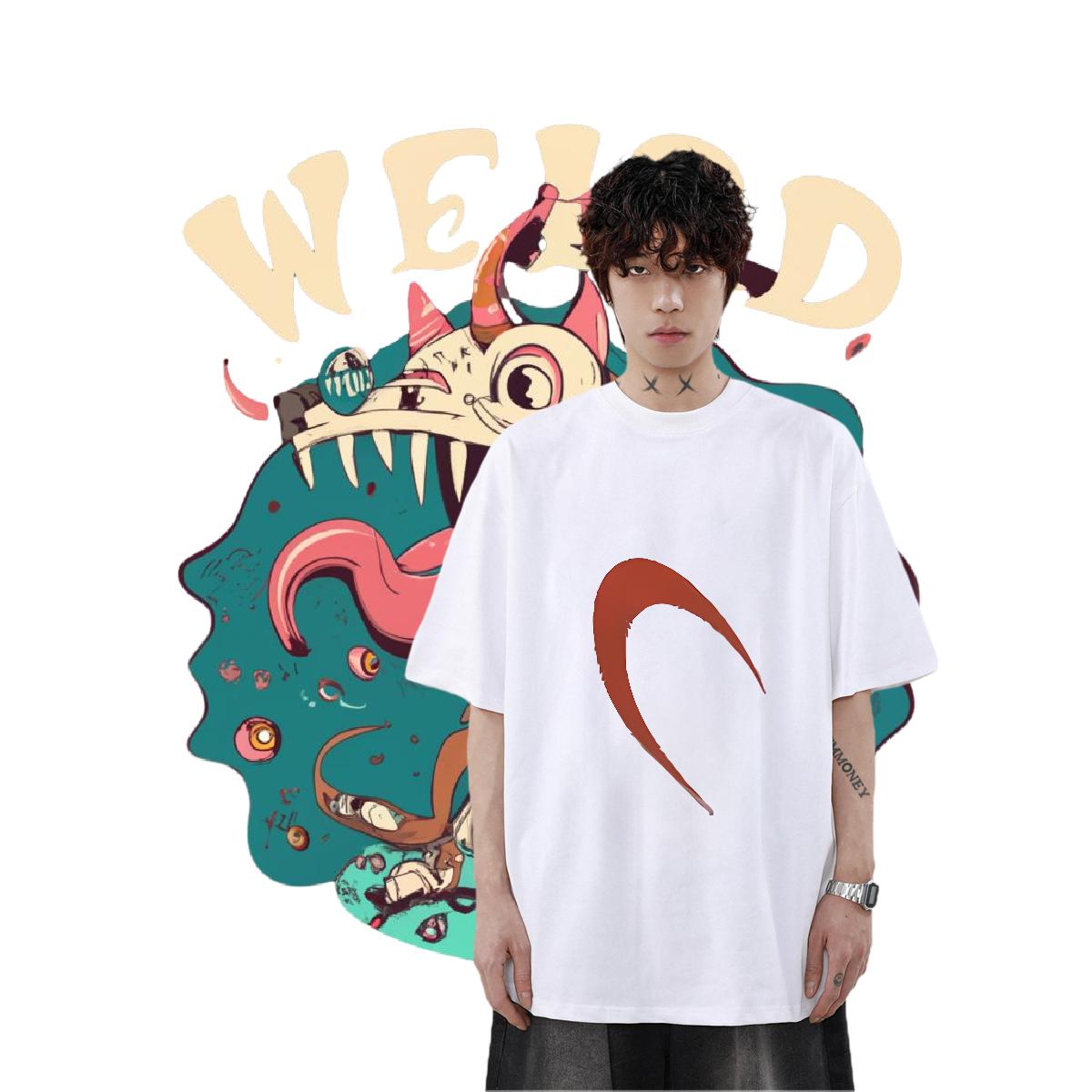 Cool Men Tops Tees Cotton Breathable Short Sleeve Hip Hop Street T Shirts Men Oversized 2024 Designer Clothings