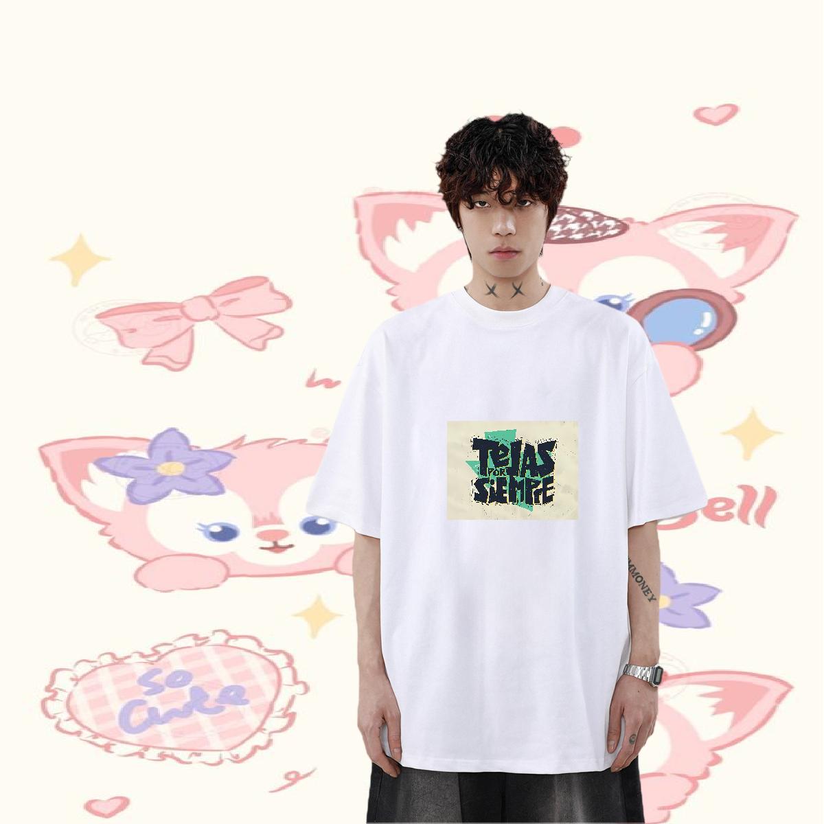 Designer Mens T Shirts DIY Logo Tshirt for Man Woman Home Outdoor Crew Neck Cotton Breathable Cool Design Tops Tees