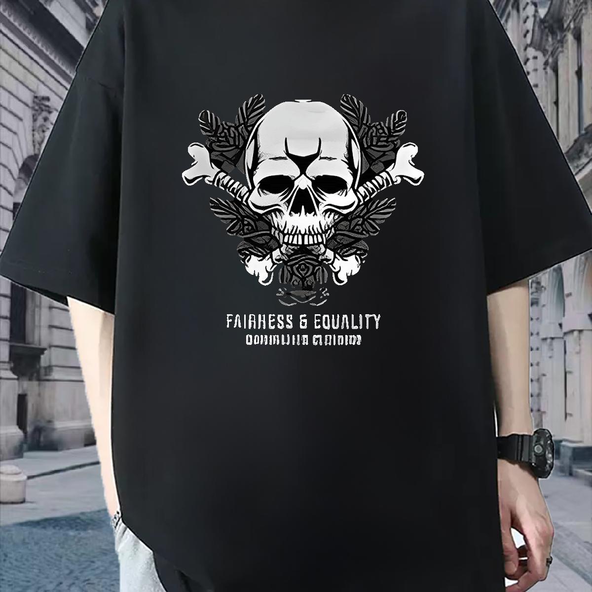 2024 T Shirts Men DIY Printed Summer Casual Men Clothes T-Shirt O-Neck Short Sleeve Cotton Loose Fit