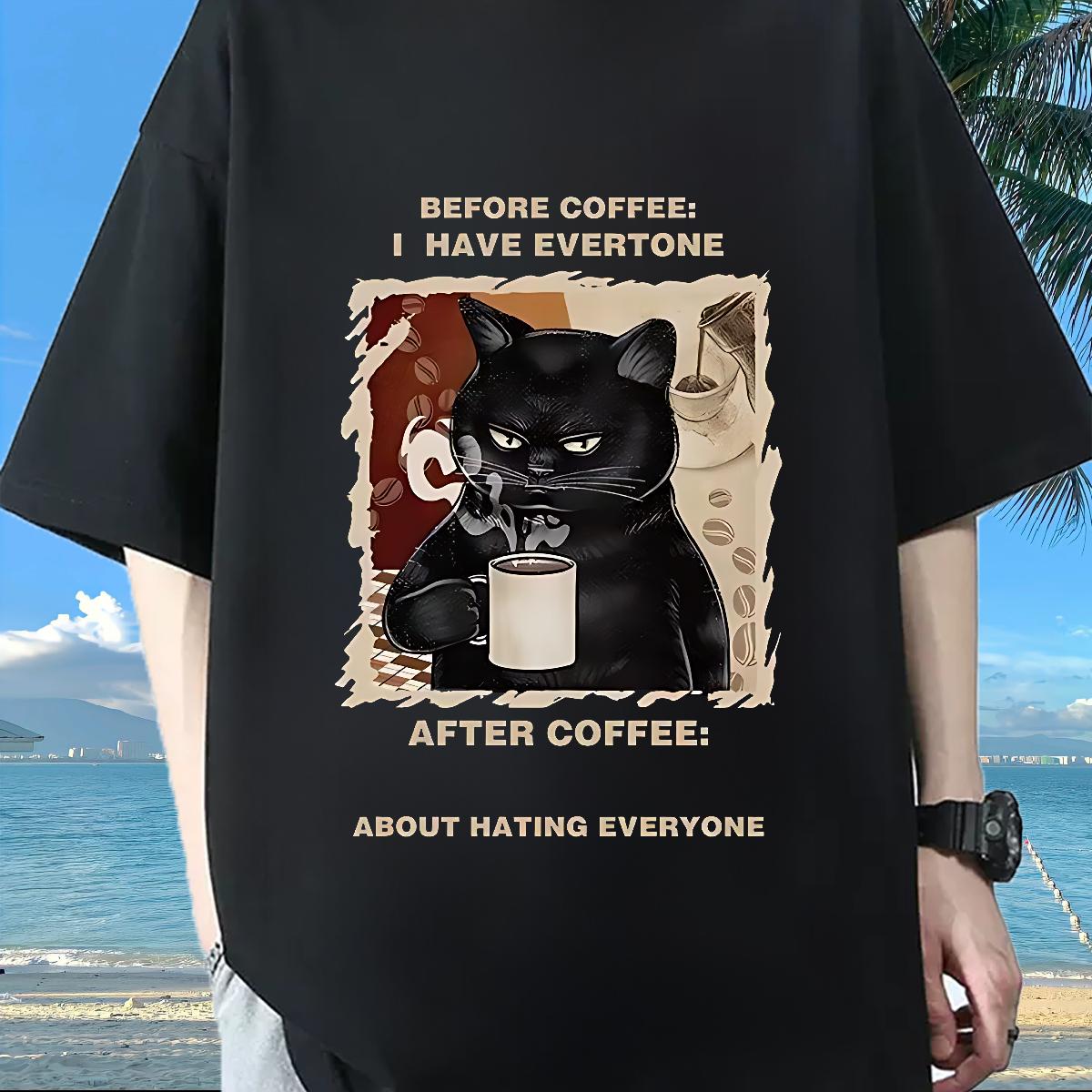 Fashion Design T-Shirts for Men Custom Printed Home Outdoor Men Tops Tees Cotton O Neck Short Sleeves Popular