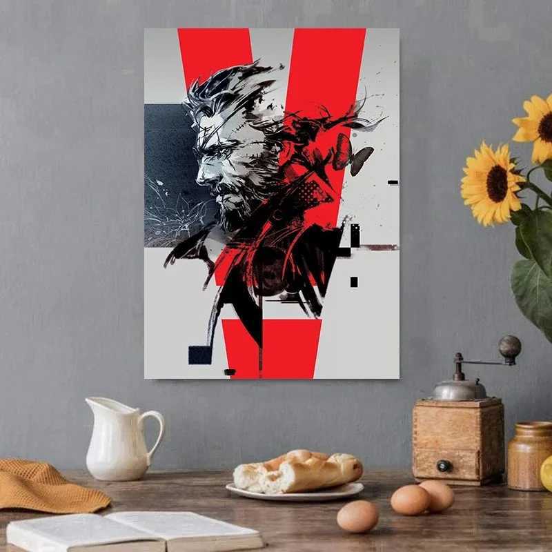 Classic Metal Gear Solid MGS Video Game Canvas Painting Wall Art Poster Picture Print Modern Family Bedroom Room Home DecorB20240713