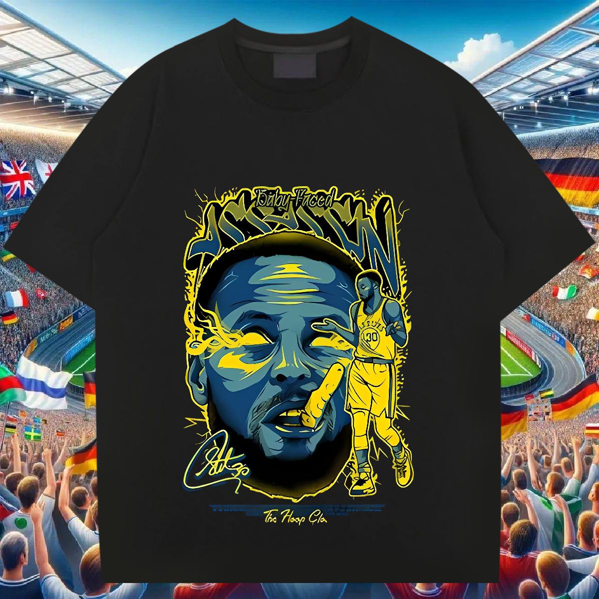 2024 T Shirt For Man DIY Printed Sports Casual Mens Tshirts Cotton Breathable Cool Design