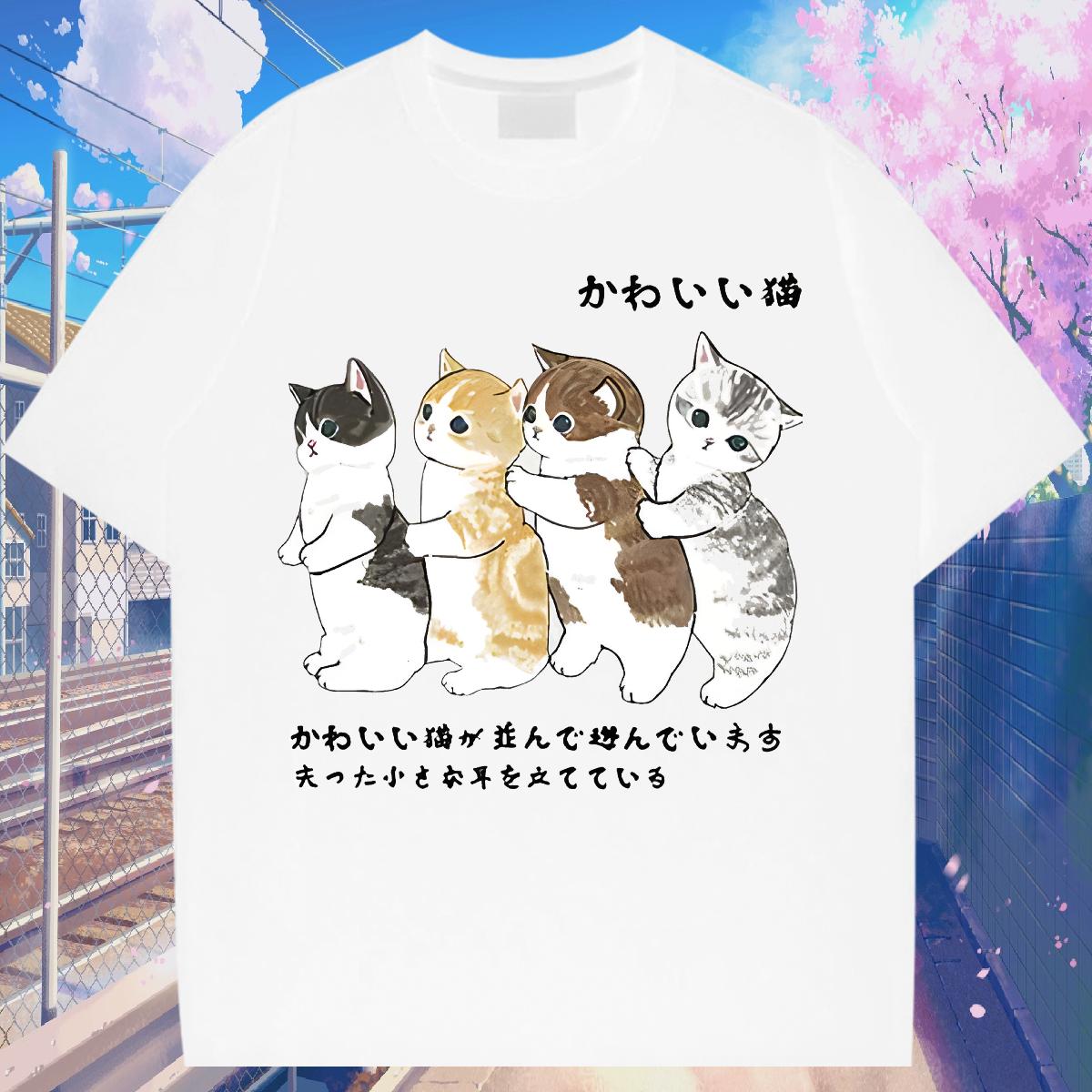 Customized T Shirt For Man Cartoon Print Beach Men Tshirts Cotton Breathable Short Sleeve Designer